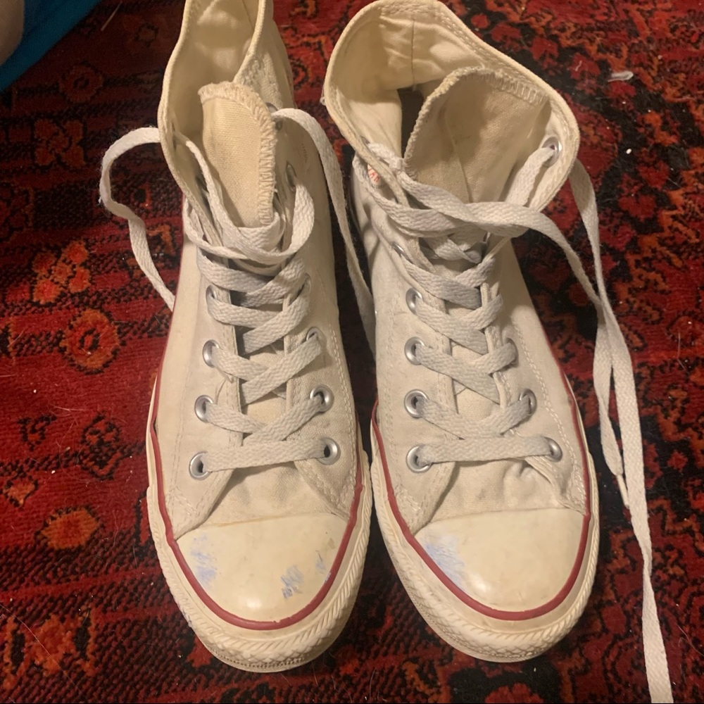 White high top converse